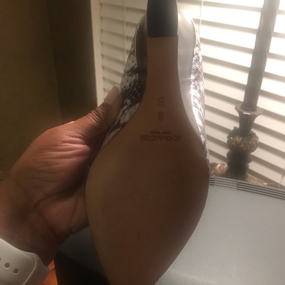 NEW! Coach Orchard Graphic Print Snake Wedges. Never worn. NIB - Picture 4 of 4